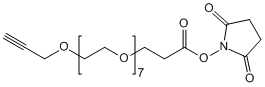 Alkyne-PEG8-NHS