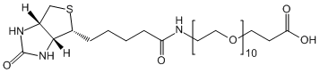 Biotin-PEG10-COOH