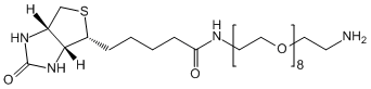 Biotin-PEG8-NH2
