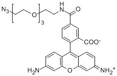 Carboxyrhodamine 110-PEG3-N3