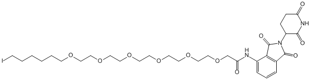 Pomalidomide-PEG6-butyl iodide