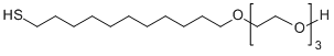 SH-(CH2)11-PEG3-OH